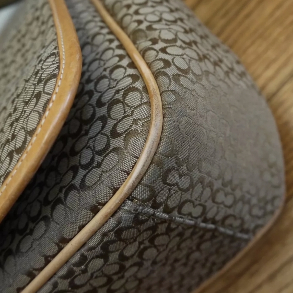 Coach Diaper Bag Signature Brown Print - Picture 10 of 11
